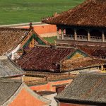 Buddhist monastery roofs