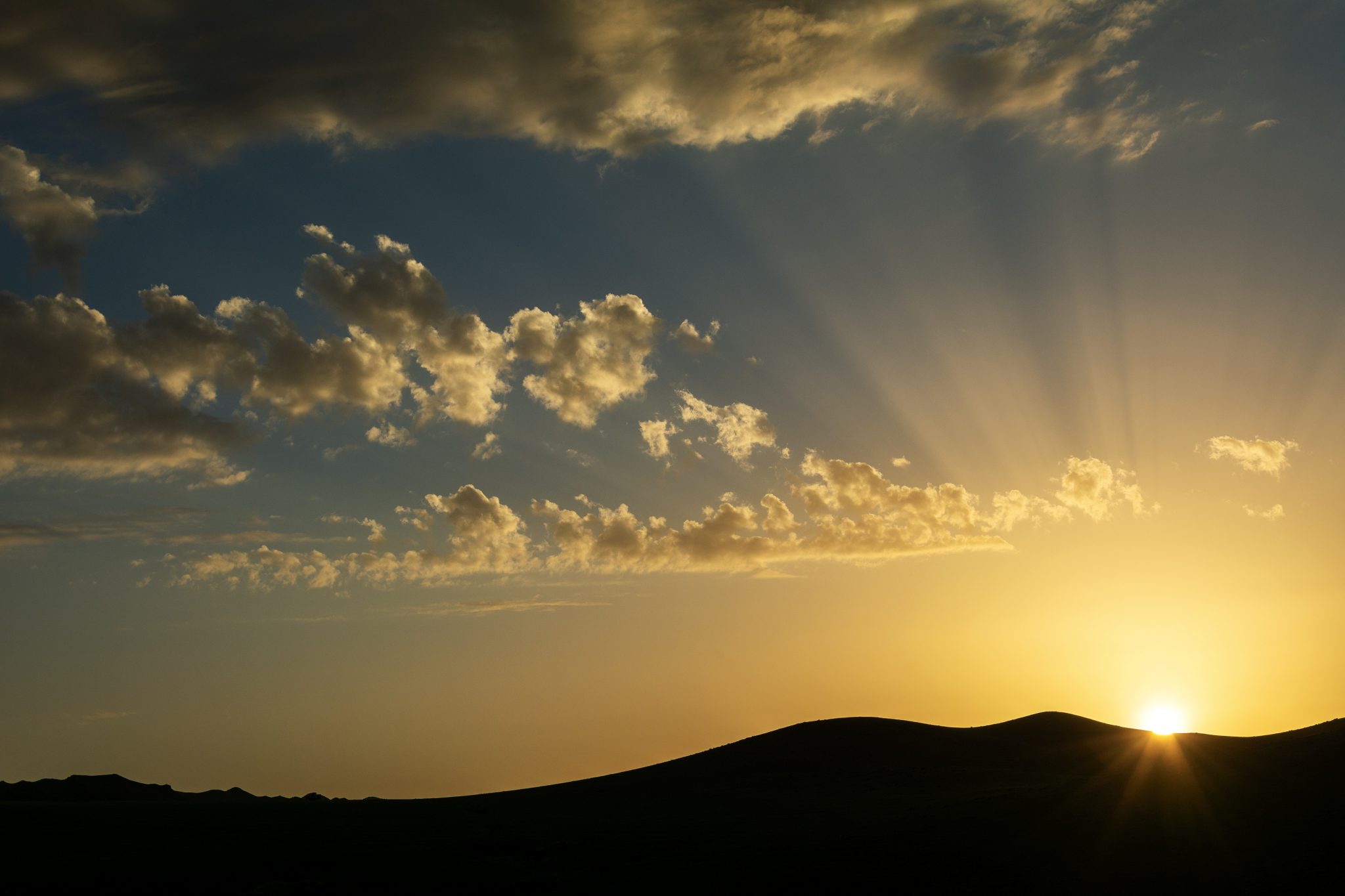 Sunset Over the Mongolian Steppe | Copyright-free photo (by M. Vorel ...