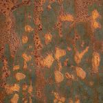Rusted metal plate