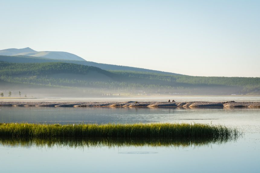 Morning at Lake Khövsgöl in Mongolia