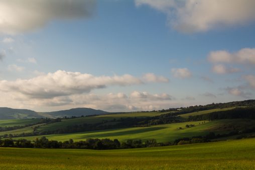 beautiful hilly landscape