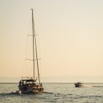 Sailboat in Sunset Sailboat in sunset