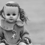 Black and White Vintage Doll Black and White Vintage Doll
