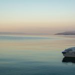 Calm Morning Sea and Boat Calm morning sea and boat