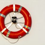 Life Ring on the Boat Life ring on the boat