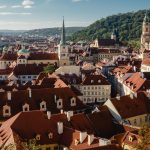 Unusual photo of old Prague Unusual photo of old Prague
